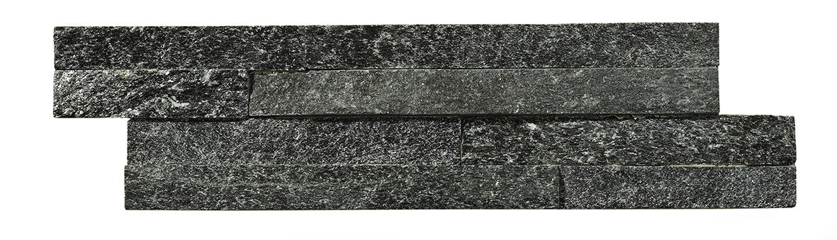 Black Sparkle Slate Cladding Split Face