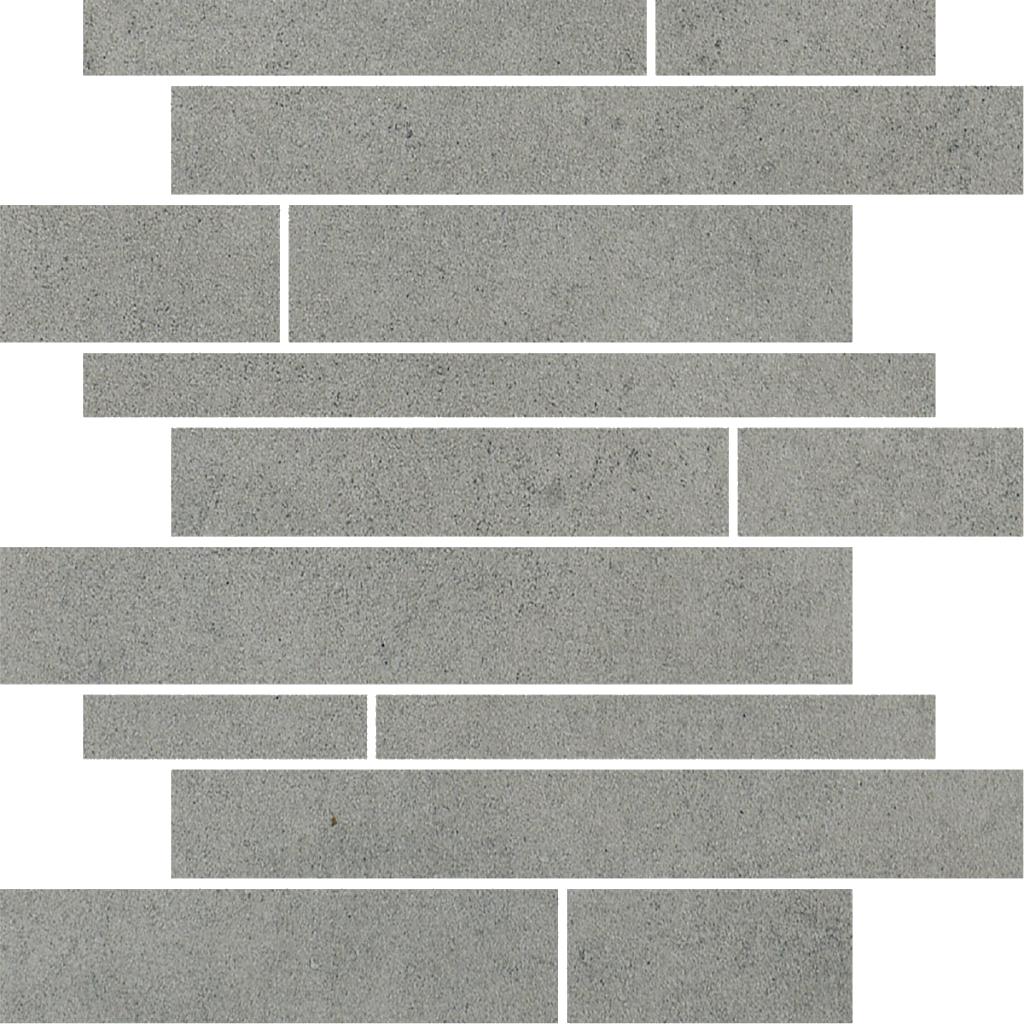 Surface Cool Grey Lappato Brick Mosaic