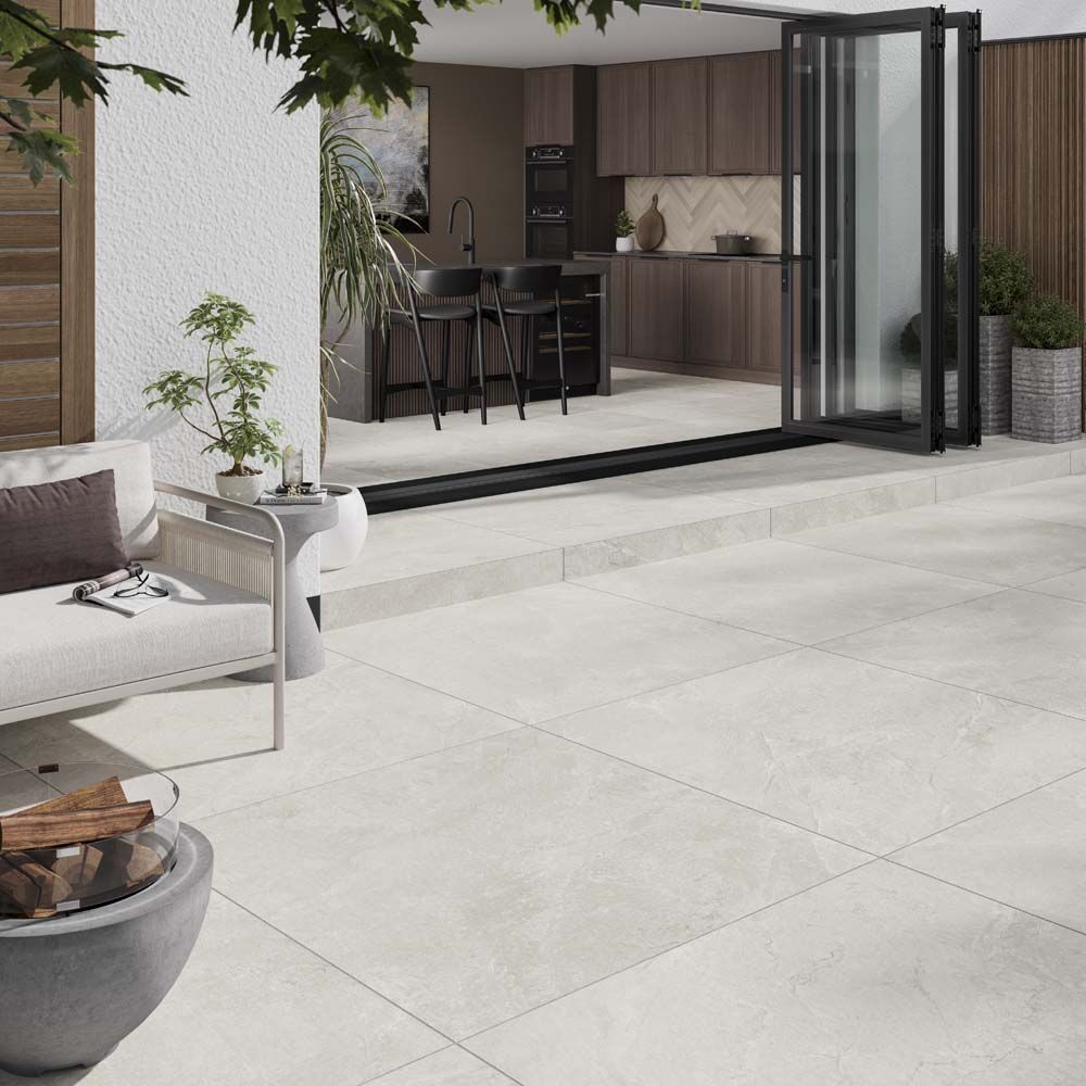 Slate Mix White Matt 20mm