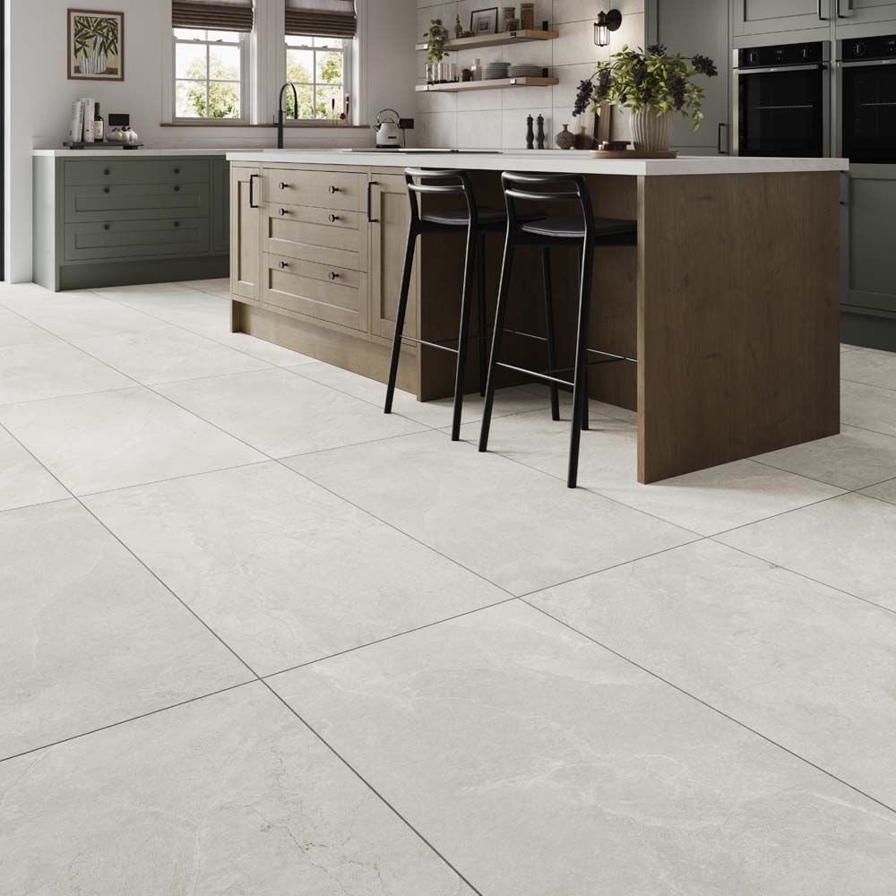 Slate Mix White Matt
