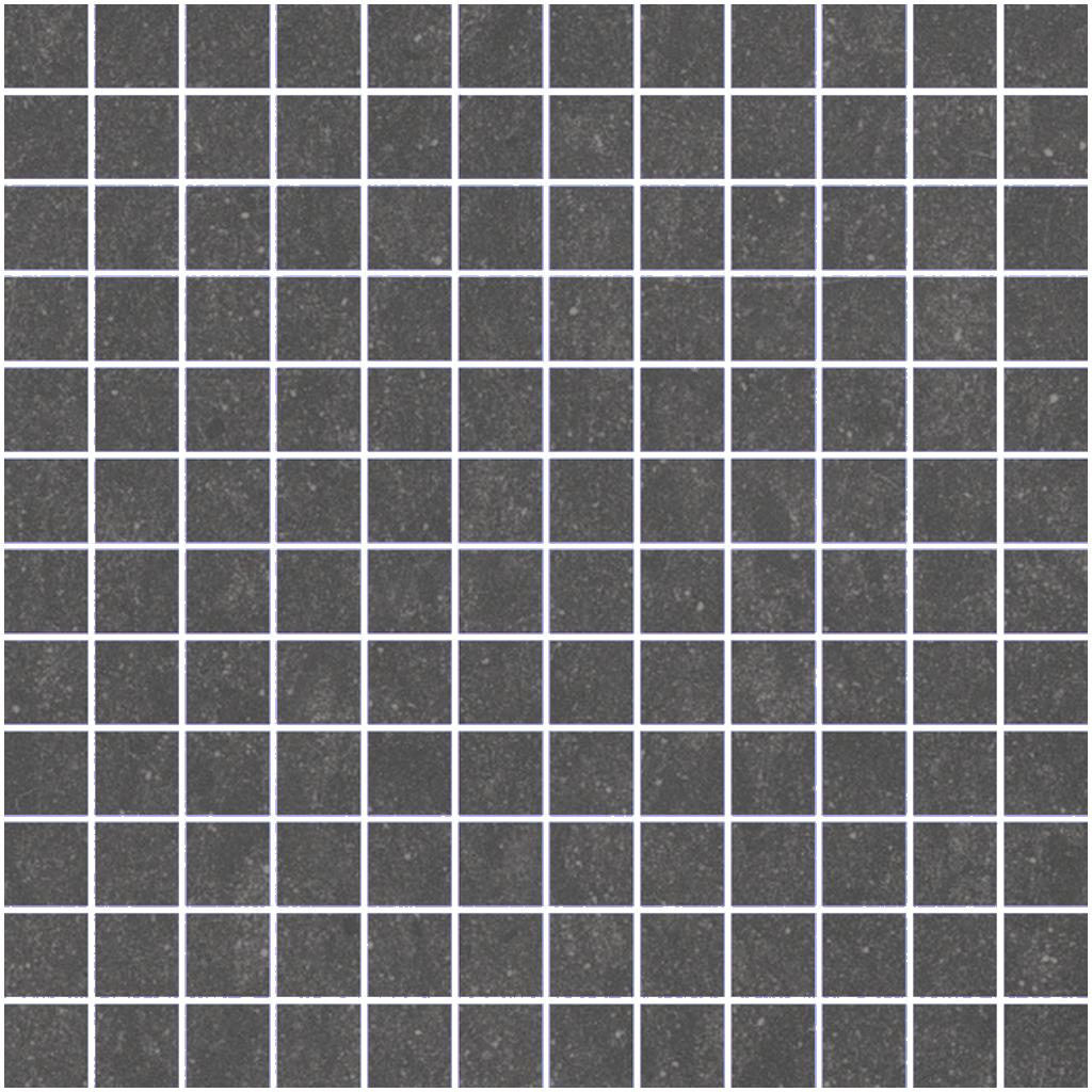Lounge Dark Anthracite Unpolished 2.5cm Mosaic